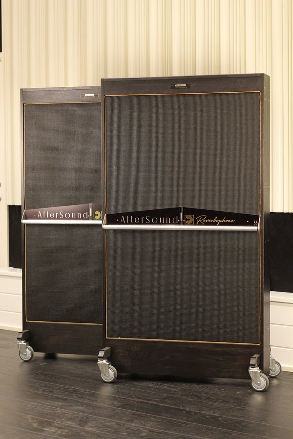 Two Reverbophone units side by side, each set to a different room size.